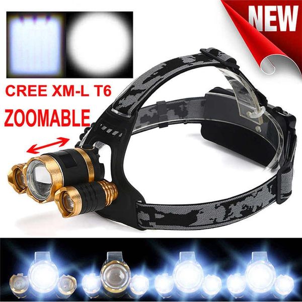 super bright led headlight torch 3x xm-l t6 headlamp powerful led 18650 head light lamp #3o5
super bright led headlight torch 3x xm-l t6 headlamp powerful led 18650 head light lamp #3o5