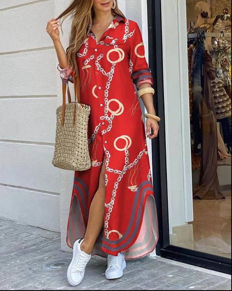 autumn women shirt style button dress casual long street dress large size loose home printing dress drop shipping, Black;gray
autumn women shirt style button dress casual long street dress large size loose home printing dress drop shipping, Black;gray