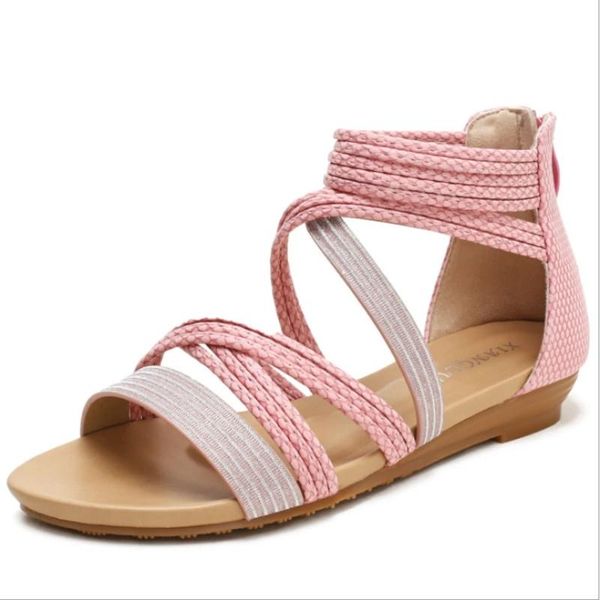 sandals spring and summer women cross-belt slope with roman bohemia style holiday women's beach shoes, Black
sandals spring and summer women cross-belt slope with roman bohemia style holiday women's beach shoes, Black