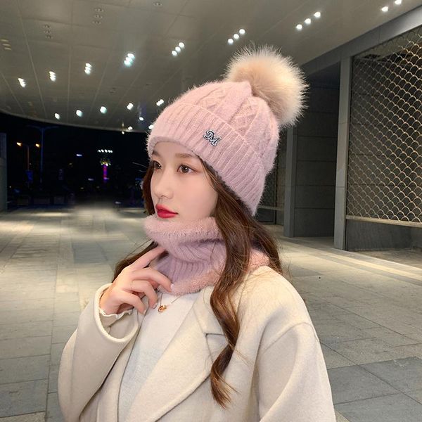beanie/skull caps autumn winter knitted beanies hat women velvet thick warm wool skullies cap scarf female bonnet beanie windproof riding se, Blue;gray
beanie/skull caps autumn winter knitted beanies hat women velvet thick warm wool skullies cap scarf female bonnet beanie windproof riding se, Blue;gray