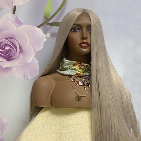 synthetic wigs long silky straight small area lace front wig 26 inches light blonde for women heat fiber hair, Black
synthetic wigs long silky straight small area lace front wig 26 inches light blonde for women heat fiber hair, Black