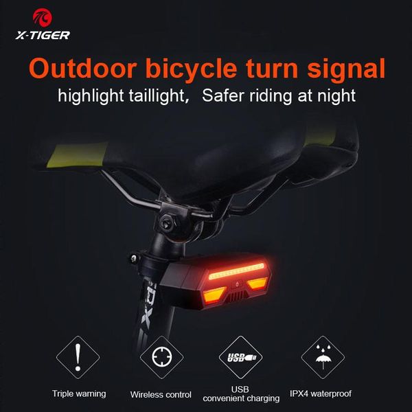 x-tiger bicycle rear light bicycle turn signal wireless remote control steering tail light waterproof safety warning bike
x-tiger bicycle rear light bicycle turn signal wireless remote control steering tail light waterproof safety warning bike