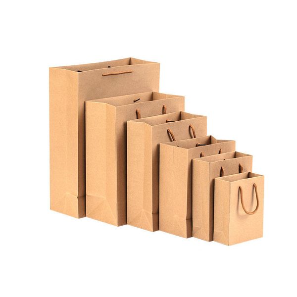 100 pcs brown kraft paper shopping merchandise party gift bags with rope handles 16 sizes
100 pcs brown kraft paper shopping merchandise party gift bags with rope handles 16 sizes
