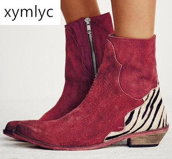 boots 2021 winter women ankle fashion women's retro zipper low heel warm short plush leopard botas mujer, Black
boots 2021 winter women ankle fashion women's retro zipper low heel warm short plush leopard botas mujer, Black