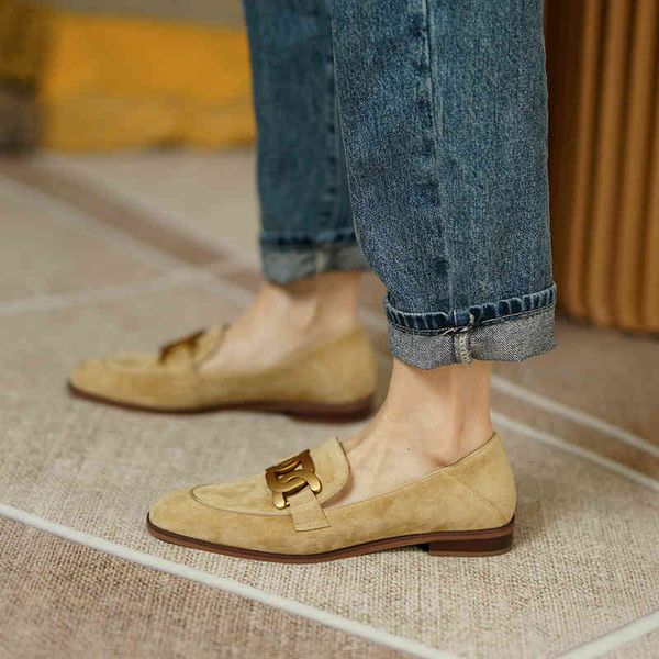 sandals genuine women's shoes leather apartments moccasins round toe sheep suede metal decoration slide comfortable ladies casual mwd4, Black
sandals genuine women's shoes leather apartments moccasins round toe sheep suede metal decoration slide comfortable ladies casual mwd4, Black