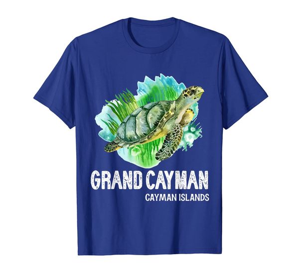 grand cayman islands turtle tuna stingray blue souvenir gift t-shirt, White;black