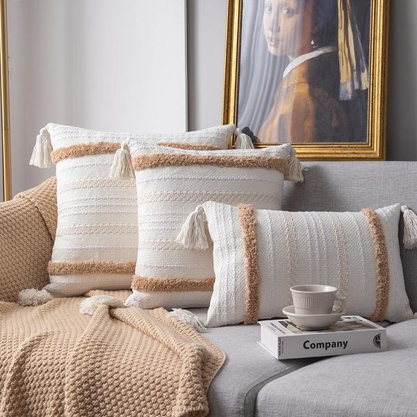 cushion/decorative pillow throw covers morocco decorative macrame case bohemian tufted cushion cover with tassel sofa home decor pillowcase
cushion/decorative pillow throw covers morocco decorative macrame case bohemian tufted cushion cover with tassel sofa home decor pillowcase
