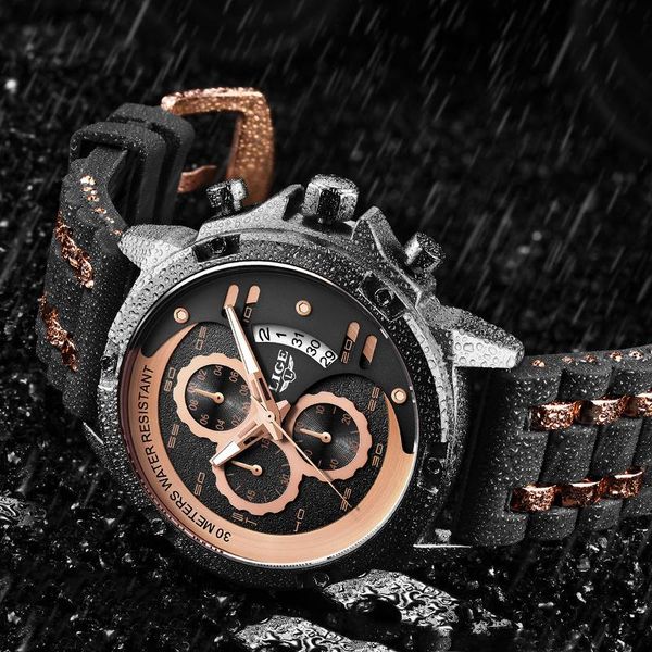 wristwatches lige brand casual sport watches for men luxury military silicagel wrist watch man clock fashion chronograph wristwatch 9906, Slivery;brown
wristwatches lige brand casual sport watches for men luxury military silicagel wrist watch man clock fashion chronograph wristwatch 9906, Slivery;brown