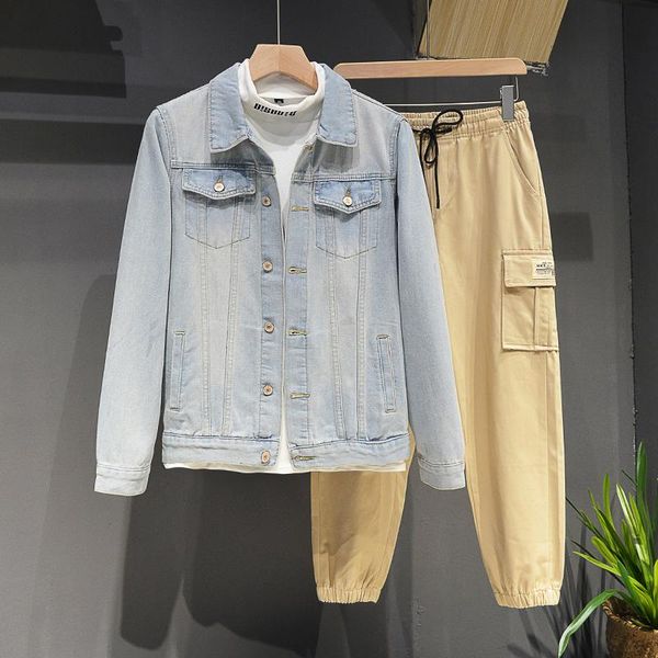 men's tracksuits men casual sets fashion trend spring autumn streetwear jacket pants ropa hombre clothing bc50tz, Gray
men's tracksuits men casual sets fashion trend spring autumn streetwear jacket pants ropa hombre clothing bc50tz, Gray