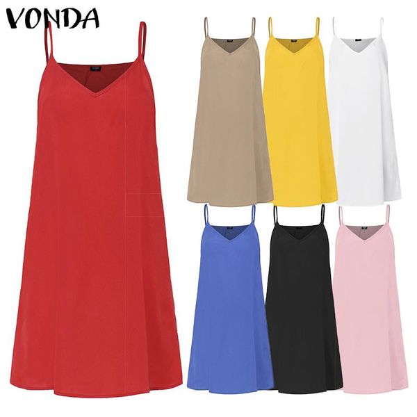 casual dresses vonda 2021 short 7 color women spaghetti strap bottom vest dress solid underwear, Black;gray
casual dresses vonda 2021 short 7 color women spaghetti strap bottom vest dress solid underwear, Black;gray