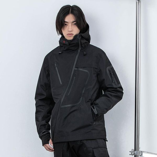 enshadower functional diagonal zipper windproof jacket techwear streetwear ninjawear darkwear men's jackets, Black;brown
enshadower functional diagonal zipper windproof jacket techwear streetwear ninjawear darkwear men's jackets, Black;brown