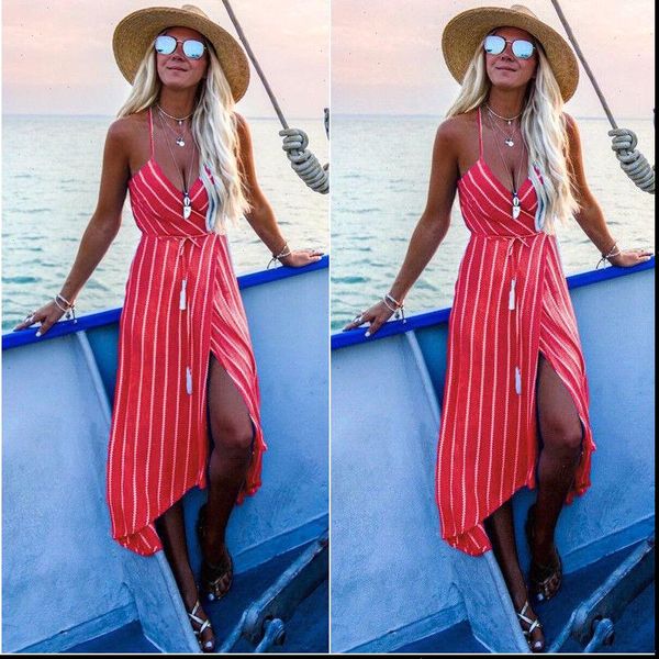 women dress boho v neck bodycon casual party evening long maxi dress sundress summer dress fashion sleeveless dresses vestidos, Black;gray
women dress boho v neck bodycon casual party evening long maxi dress sundress summer dress fashion sleeveless dresses vestidos, Black;gray