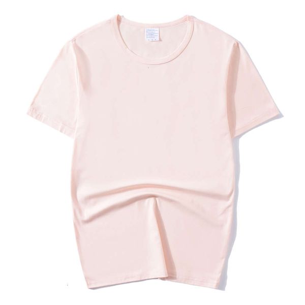 sublimation production of thin milk silk solid color short sleeve women's t-shirt, White
sublimation production of thin milk silk solid color short sleeve women's t-shirt, White