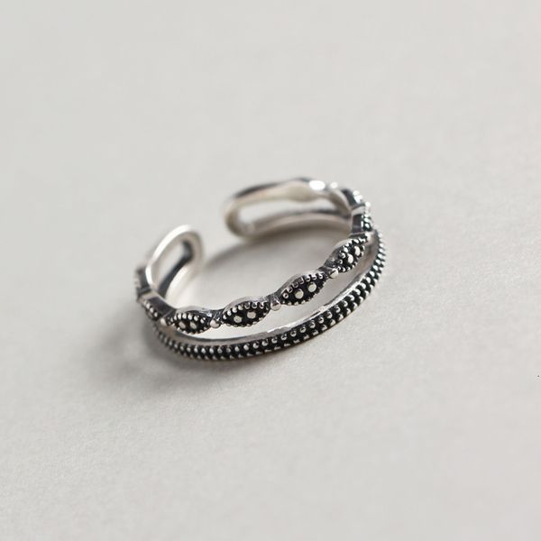 tyj0122 us personality s925 sterling silver fashion thai silver double dot corrugated ring
tyj0122 us personality s925 sterling silver fashion thai silver double dot corrugated ring