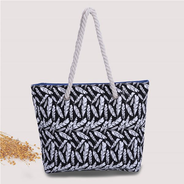 custom new leaf print cotton rope portable large bags capacity canvas shopping tote bag women sea bags summer
custom new leaf print cotton rope portable large bags capacity canvas shopping tote bag women sea bags summer