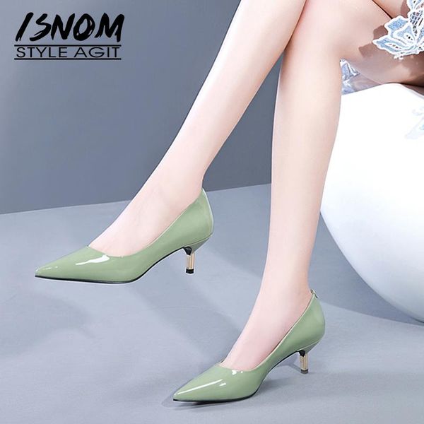 dress shoes isnom thin high heels women pumps pointed toe footwear shallow female fashion patent leather woman spring 2021, Black
dress shoes isnom thin high heels women pumps pointed toe footwear shallow female fashion patent leather woman spring 2021, Black