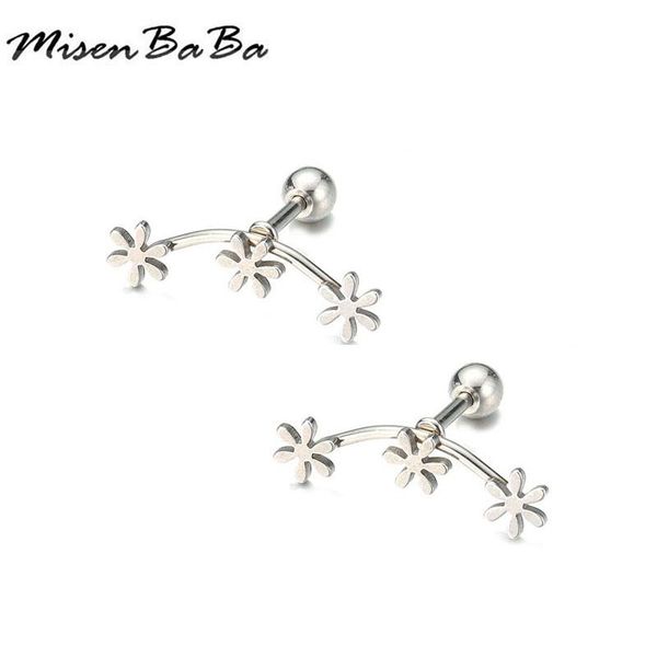 stud 1pcs charms silver color stainless steel bolt design flower earrings for women statement branch piercing jewelry, Golden;silver
stud 1pcs charms silver color stainless steel bolt design flower earrings for women statement branch piercing jewelry, Golden;silver