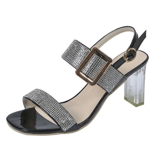 sandals summer fashion open toe ladies shoes high heels women gladiator thick ankle buckle strap leisure pumps a037, Black
sandals summer fashion open toe ladies shoes high heels women gladiator thick ankle buckle strap leisure pumps a037, Black