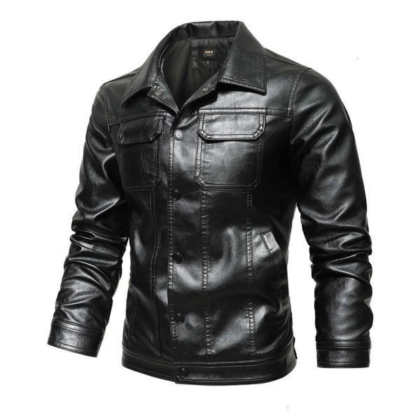 2020 new leather casual coat fashion slim handsome youth spring and autumn men's motorcycle jacketwinter, Black;brown
2020 new leather casual coat fashion slim handsome youth spring and autumn men's motorcycle jacketwinter, Black;brown