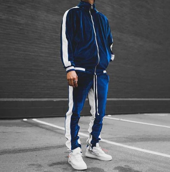 velvet two piece tracksuit men set sweatsuit male velvet thick jacket + track pants warm sweatshirt winter sportswear plus size 210709, Gray
velvet two piece tracksuit men set sweatsuit male velvet thick jacket + track pants warm sweatshirt winter sportswear plus size 210709, Gray