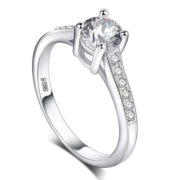 wedding rings silver color ring european four claw flower white crystal engagement tail for gift women cz party jewelry, Slivery;golden
wedding rings silver color ring european four claw flower white crystal engagement tail for gift women cz party jewelry, Slivery;golden