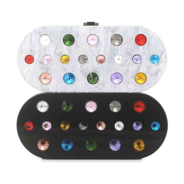 fashion acrylic bag atmosphere diamond inlaid single shoulder holding dinner messenger
fashion acrylic bag atmosphere diamond inlaid single shoulder holding dinner messenger