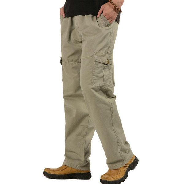men's pants tactical cargo overalls male loose combat baggy cotton multi-pocket mens trousers army military drop, Black
men's pants tactical cargo overalls male loose combat baggy cotton multi-pocket mens trousers army military drop, Black