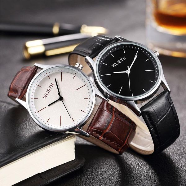 wristwatches wlisth man stylish quality product fashion casual analog 30 meter waterproof alloy case leather belt strap quartz movement watc, Slivery;brown
wristwatches wlisth man stylish quality product fashion casual analog 30 meter waterproof alloy case leather belt strap quartz movement watc, Slivery;brown