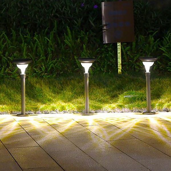 

2021 new diodo emissor de luz solar gramado lmpadas para a decorao do jardim ao ar livre caminho quintal paisagem lmpada prova d' gua l