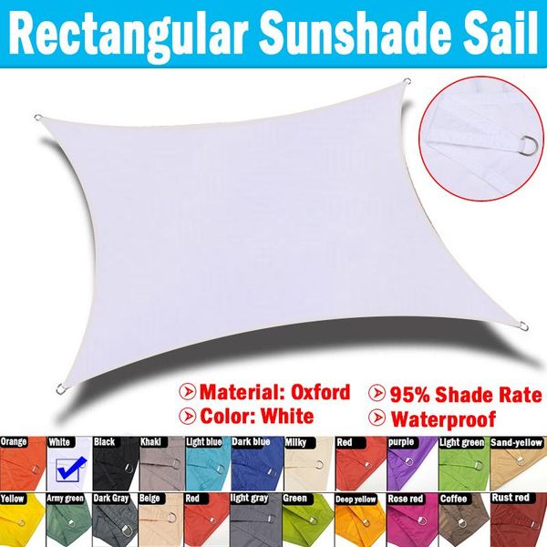 shade white color garden sun sail polyester square rectangle sunshade for patio outdoor awings canopy pool car tent
shade white color garden sun sail polyester square rectangle sunshade for patio outdoor awings canopy pool car tent