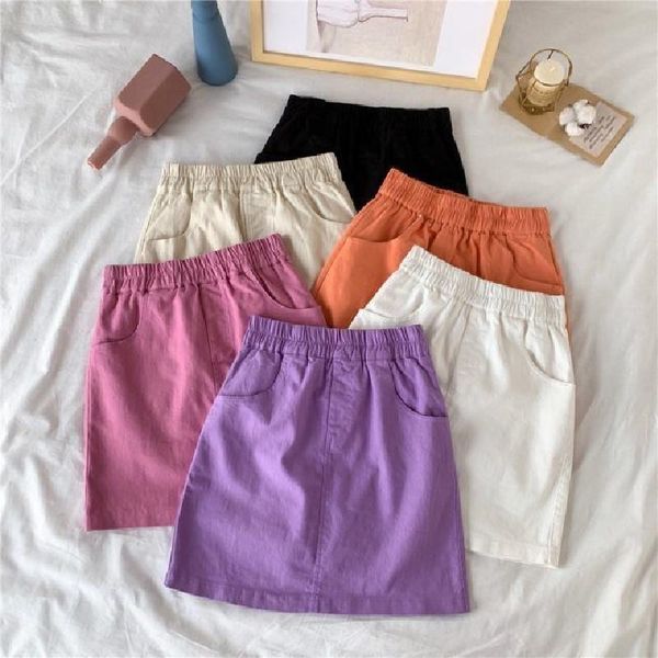 skirts korean women high waist a line skirt sweet lady elastic mini short with pocket femme jupes, Black
skirts korean women high waist a line skirt sweet lady elastic mini short with pocket femme jupes, Black