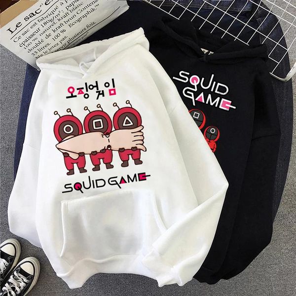 men's hoodies & sweatshirts korean tv squid game costume for women leejung-jae 456 001 round six graphic streetwear men anime, Black
men's hoodies & sweatshirts korean tv squid game costume for women leejung-jae 456 001 round six graphic streetwear men anime, Black