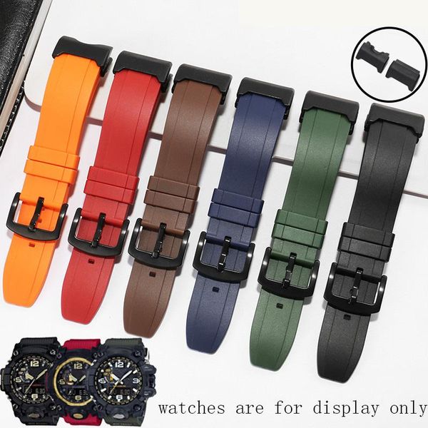 watch bands special interface silicone watchband replacement g gwg-1000gb modified men's fluororubber chain black red brown, Black;brown
watch bands special interface silicone watchband replacement g gwg-1000gb modified men's fluororubber chain black red brown, Black;brown