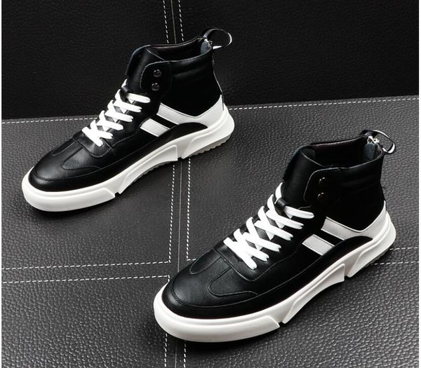 new fashion high casual shoes for man colour rivets height increasing platform shoes mens casual shoes men designer, Black
new fashion high casual shoes for man colour rivets height increasing platform shoes mens casual shoes men designer, Black