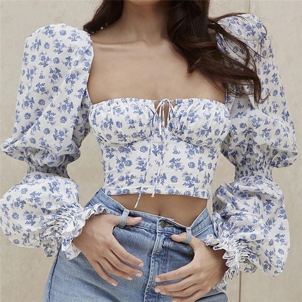 women's t-shirt floral women white cropped long princess puff sleeve sweet ruched drawstring square neck crop 2021 summer clothes
women's t-shirt floral women white cropped long princess puff sleeve sweet ruched drawstring square neck crop 2021 summer clothes