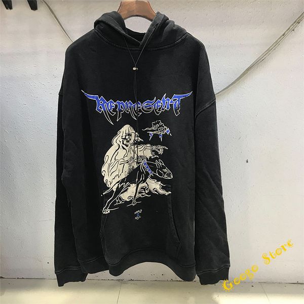 men's hoodies & sweatshirts washed hip-hop streetwear make old vintage represent female male hoodie 1:1 thunder angel print pullovers s, Black
men's hoodies & sweatshirts washed hip-hop streetwear make old vintage represent female male hoodie 1:1 thunder angel print pullovers s, Black