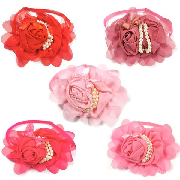 dog apparel 50pcs large valentine's day bow ties love neckties chiffon rose with pearl bowties pet accessories products
dog apparel 50pcs large valentine's day bow ties love neckties chiffon rose with pearl bowties pet accessories products