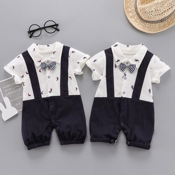 jumpsuits fashion born baby fart clothes summer cotton full printed gentleman boy rompers23, Blue
jumpsuits fashion born baby fart clothes summer cotton full printed gentleman boy rompers23, Blue