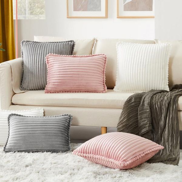 cushion/decorative pillow 2pcs cream case corduroy flocking stripe cushion cover pink grey soft home decorative 45x45cm/50x50cm
cushion/decorative pillow 2pcs cream case corduroy flocking stripe cushion cover pink grey soft home decorative 45x45cm/50x50cm