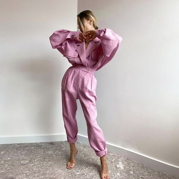 linen suit elegant 2021 autumn winter women suits high street fashion belt female office lady long sleev voku, Gray
linen suit elegant 2021 autumn winter women suits high street fashion belt female office lady long sleev voku, Gray