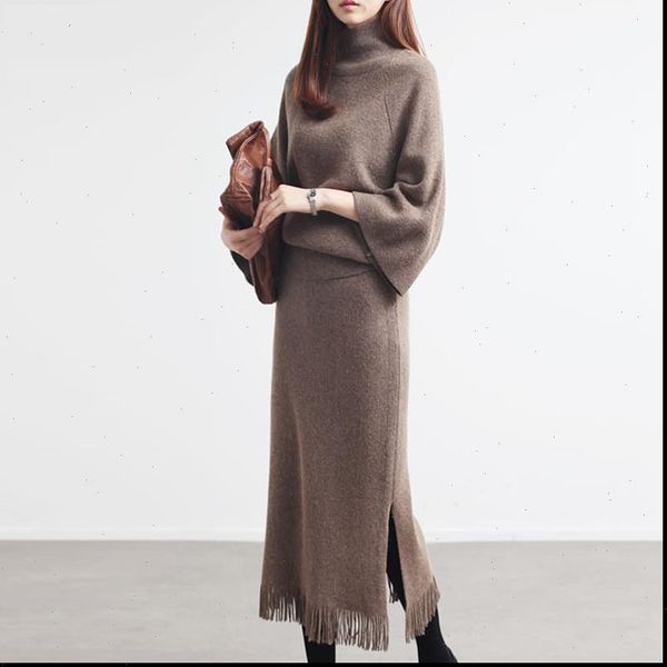 winter knitted 2 pieces set women turtleneck pullovers sweater tassel knitted bodycon skirts office lady 2pcs suits sets, Gray
winter knitted 2 pieces set women turtleneck pullovers sweater tassel knitted bodycon skirts office lady 2pcs suits sets, Gray