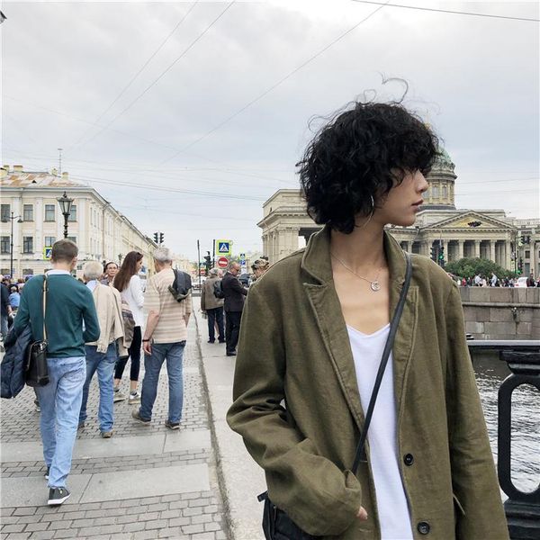 women's suits & blazers to gladself female 2021 fashion casual long sleeve jacket autumn cotton linen solid simple army green black bla, White;black
women's suits & blazers to gladself female 2021 fashion casual long sleeve jacket autumn cotton linen solid simple army green black bla, White;black