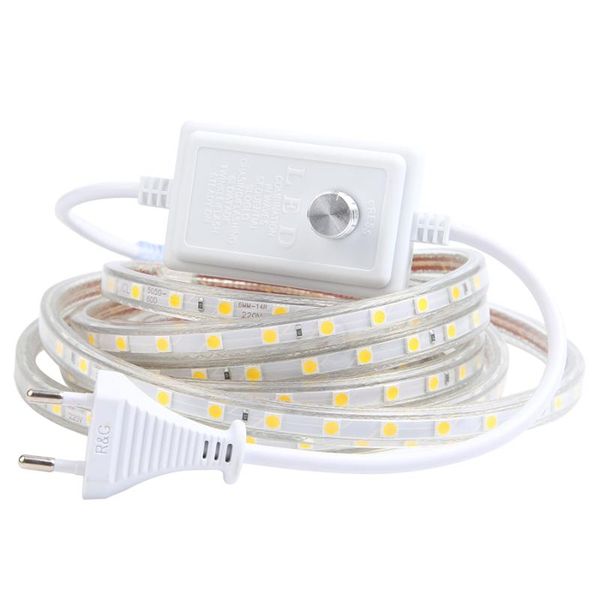 super bright smd dimmable ac 220v led strip lightm 5m kitchen outdoor waterproof garden lamp tape with eu plug warm white
super bright smd dimmable ac 220v led strip lightm 5m kitchen outdoor waterproof garden lamp tape with eu plug warm white