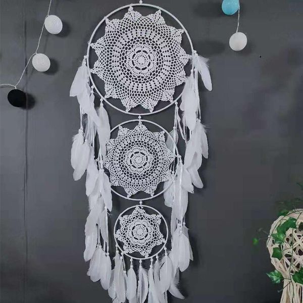 decorative objects & figurines three-ring large dream catcher pendant wall hanging dreamcatcher wind chimes white room decor home decoration
decorative objects & figurines three-ring large dream catcher pendant wall hanging dreamcatcher wind chimes white room decor home decoration