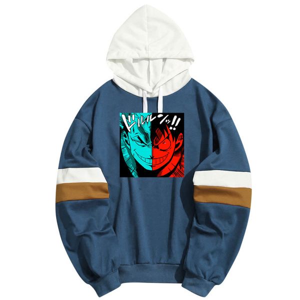 2021 new japan anime one piece ronoa zoro luffy print hoodies men's hoodie hooded mens patchwork sweatshirt thin clothing sq6o, Black
2021 new japan anime one piece ronoa zoro luffy print hoodies men's hoodie hooded mens patchwork sweatshirt thin clothing sq6o, Black