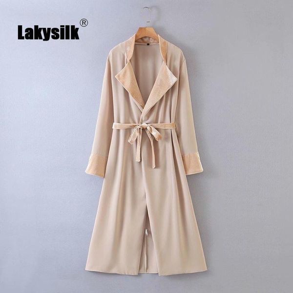 women's trench coats 2021 autumn winter coat for women plus size belt slim velvet office ladies long windbreaker abrigos mujer, Tan;black
women's trench coats 2021 autumn winter coat for women plus size belt slim velvet office ladies long windbreaker abrigos mujer, Tan;black