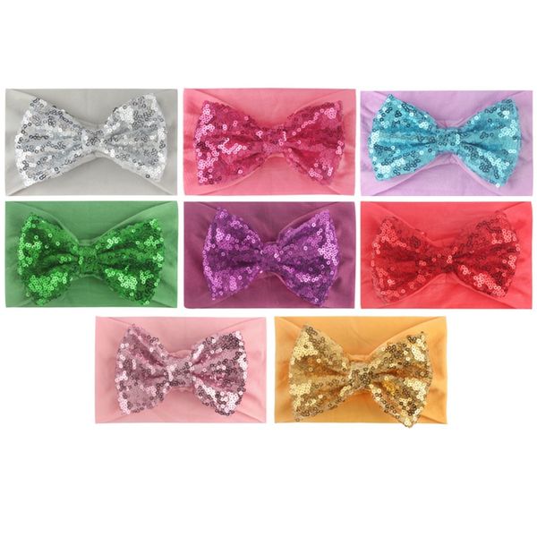 new europe baby girls big bow headband kids nylon elastic sequins bowknot hairband children bandanas hair accessory 8 colors 14978 97 y2, Slivery;white
new europe baby girls big bow headband kids nylon elastic sequins bowknot hairband children bandanas hair accessory 8 colors 14978 97 y2, Slivery;white