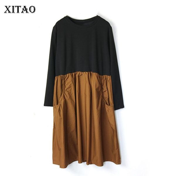 xitao pleated dress fashion new women pullover 2021 autumn full sleeve goddess fan casual style loose pocket dress dzl1691, Black;gray
xitao pleated dress fashion new women pullover 2021 autumn full sleeve goddess fan casual style loose pocket dress dzl1691, Black;gray