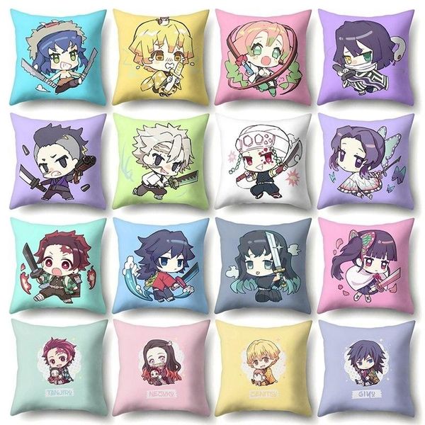 cushion/decorative pillow demon slayer:kimetsu no yaiba cartoon character pillowcase sofa cushion cover square home decor gift for anime fan
cushion/decorative pillow demon slayer:kimetsu no yaiba cartoon character pillowcase sofa cushion cover square home decor gift for anime fan