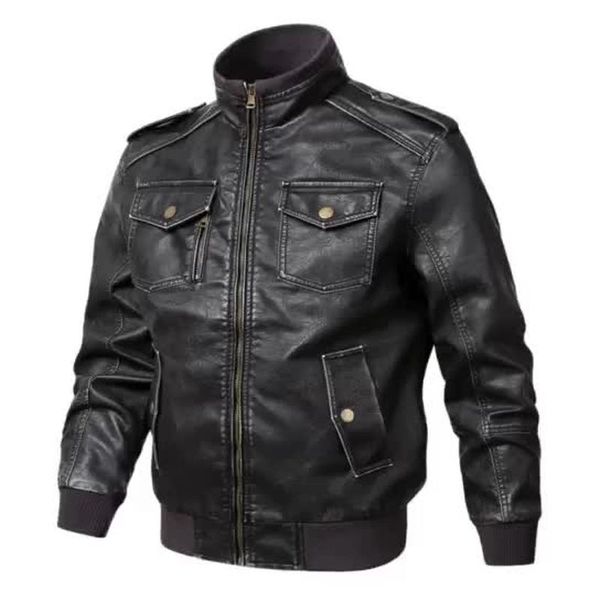 tide brand spring and autumn new korean youth motorcycle leather jacket high-quality stand-up collar comfortable, windproof and fashion, Black
tide brand spring and autumn new korean youth motorcycle leather jacket high-quality stand-up collar comfortable, windproof and fashion, Black